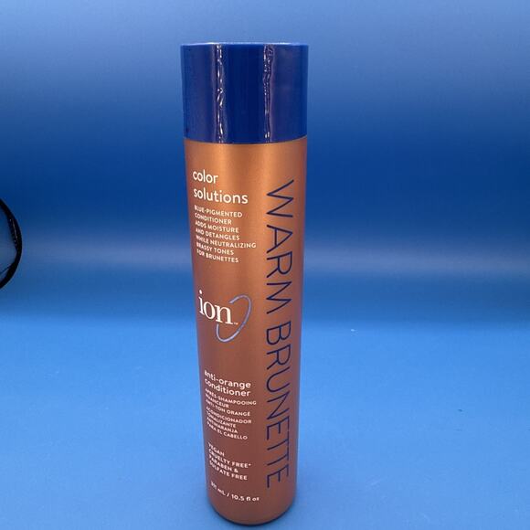 Warm Brunette Blue Toning Conditioner anti-orange Conditioner by ion 10.5 fl oz - Picture 1 of 3